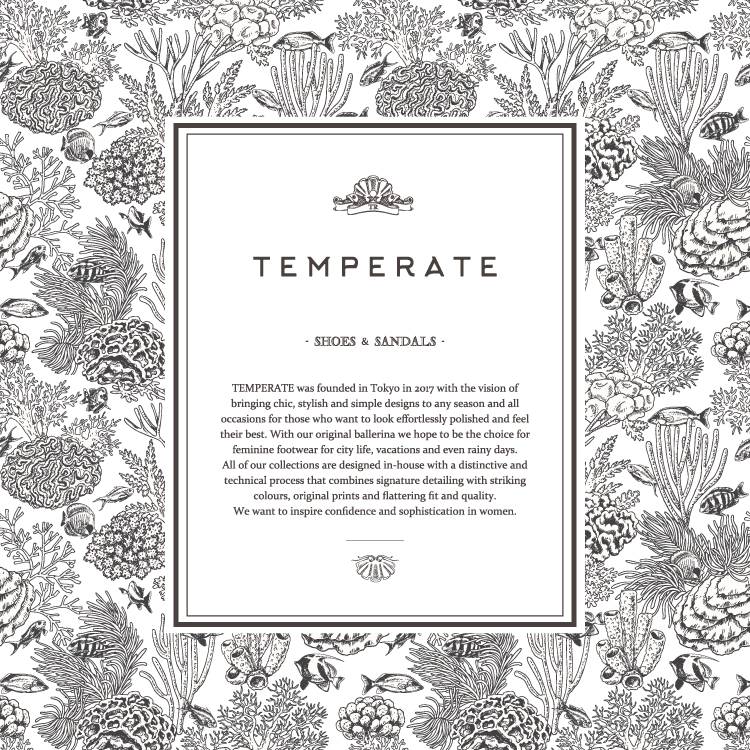 『TEMPERATE』ZOZOTOWNショップイメージ